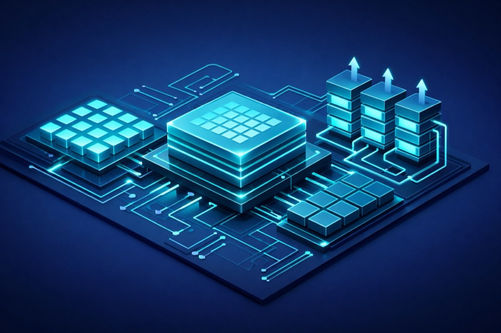 Apple Silicon chip architecture — GPU compute cores and unified memory